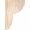 Ekena Millwork Crestline Smooth Corbel, Douglas Fir, 5 1/2"W x 8"D x 12"H COR06X08X12CRE00SDF - alternate 4
